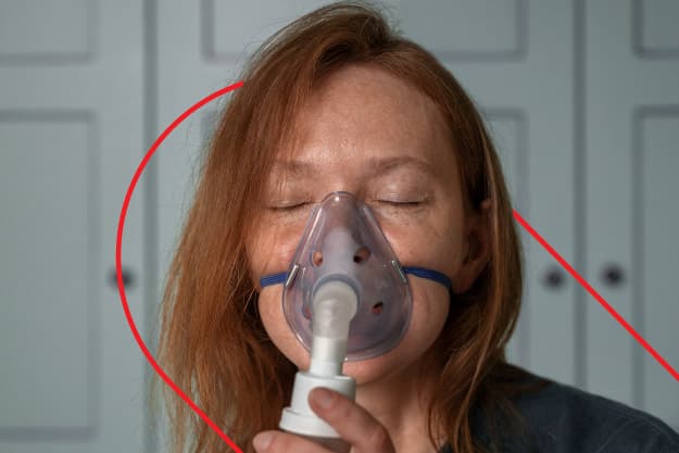 mujer con enfermedad vascular pulmonar