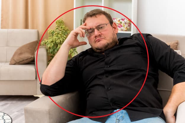Persona con obesidad y enfermedad hepática no alcohólica