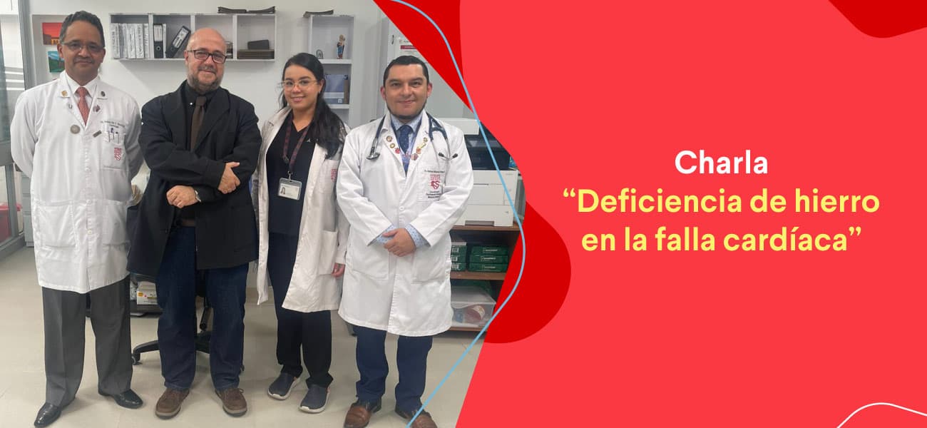 Banner prensa: Charla “Deficiencia de hierro en la falla cardíaca” Banner prensa: Charla “Deficiencia de hierro en la falla cardíaca”