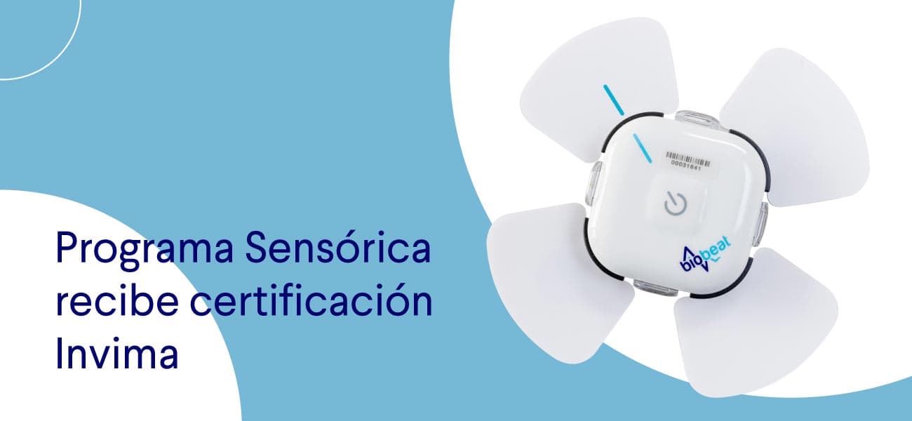 nota de prensa: Sensórica, programa de monitoría remota de signos vitales recibe certificación Invima